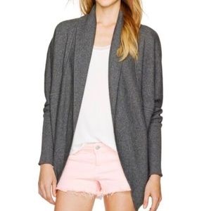 Aritzia Wilfred Sweater Cardigan Heather Grey
